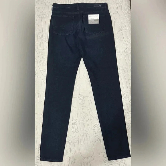 NWT AG Adriano Goldschmied 31 High-Rise Farrah Skinny Button Up Dark Stretch - Picture 6 of 9